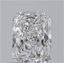 0.50 Carats, Radiant D Color, VS2 Clarity and Certified by GIA