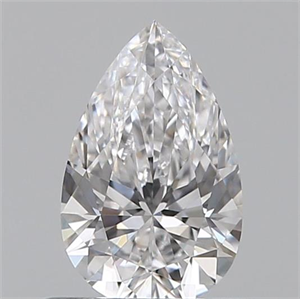 Picture of 0.54 Carats, Pear D Color, VVS2 Clarity and Certified by GIA