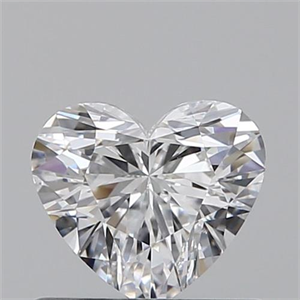 Picture of 0.50 Carats, Heart D Color, VVS2 Clarity and Certified by GIA