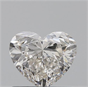 0.63 Carats, Heart J Color, SI1 Clarity and Certified by GIA