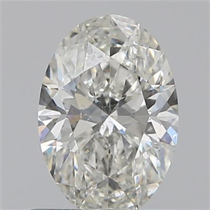 Picture of 0.60 Carats, Oval I Color, SI2 Clarity and Certified by GIA