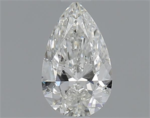 Picture of 0.60 Carats, Pear H Color, SI2 Clarity and Certified by GIA