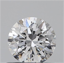 0.50 quilates, Redondo Ideal, Color D, claridad SI1 y certificado por GIA