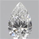 0.60 Carats, Pear F Color, VVS2 Clarity and Certified by GIA