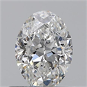 0.50 Carats, Oval F Color, VS2 Clarity and Certified by GIA