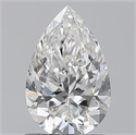 0.90 Carats, Pear F Color, SI1 Clarity and Certified by GIA