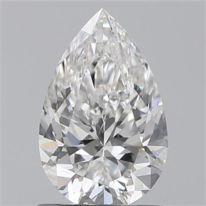 Picture of 0.90 Carats, Pear F Color, SI1 Clarity and Certified by GIA