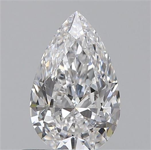 Picture of 0.50 Carats, Pear E Color, VVS2 Clarity and Certified by GIA