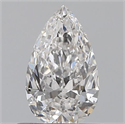 0.50 Carats, Pear F Color, VS1 Clarity and Certified by GIA