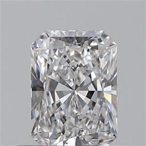 Picture of 0.50 Carats, Radiant D Color, SI1 Clarity and Certified by GIA