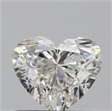 0.60 Carats, Heart H Color, VS1 Clarity and Certified by GIA