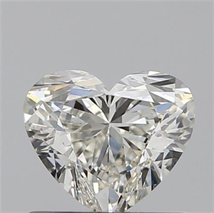 Picture of 0.60 Carats, Heart H Color, VS1 Clarity and Certified by GIA