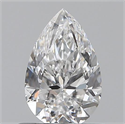 0.60 Carats, Pear D Color, VS1 Clarity and Certified by GIA