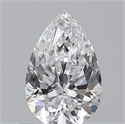 0.50 Carats, Pear D Color, VS1 Clarity and Certified by GIA