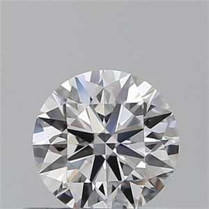 Picture of 0.40 Carats, Round with Excellent Cut, D Color, VVS1 Clarity and Certified by GIA