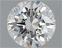 1.01 Carats, Round with Excellent Cut, I Color, VVS1 Clarity and Certified by GIA