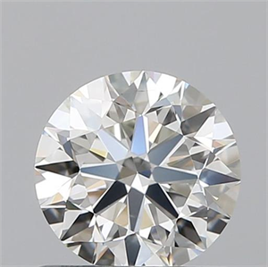 Picture of 0.70 Carats, Round with Excellent Cut, H Color, VS2 Clarity and Certified by GIA