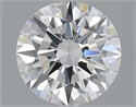 2.50 Carats, Round with Excellent Cut, E Color, SI1 Clarity and Certified by GIA