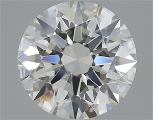 Picture of 3.02 Carats, Round with Excellent Cut, K Color, VS1 Clarity and Certified by GIA