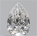 0.50 Carats, Pear G Color, VS2 Clarity and Certified by GIA
