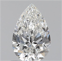 0.70 Carats, Pear F Color, VVS2 Clarity and Certified by GIA