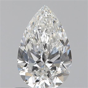 Picture of 0.70 Carats, Pear F Color, VVS2 Clarity and Certified by GIA