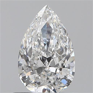 Picture of 0.50 Carats, Pear F Color, VVS1 Clarity and Certified by GIA