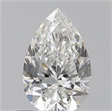 0.50 Carats, Pear H Color, VS2 Clarity and Certified by GIA