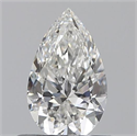 0.50 Carats, Pear G Color, VVS1 Clarity and Certified by GIA