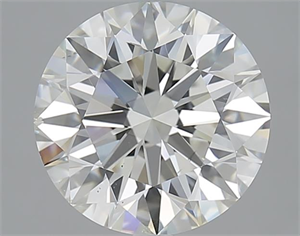 Picture of 3.50 Carats, Round with Excellent Cut, I Color, SI1 Clarity and Certified by GIA