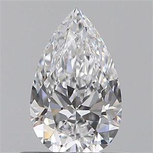 Picture of 0.50 Carats, Pear D Color, VVS1 Clarity and Certified by GIA