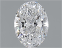 0.70 Carats, Oval D Color, VS2 Clarity and Certified by GIA