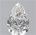0.70 Carats, Pear F Color, VS2 Clarity and Certified by GIA