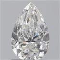 0.90 Carats, Pear F Color, SI2 Clarity and Certified by GIA