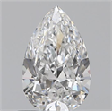 0.60 Carats, Pear E Color, VS2 Clarity and Certified by GIA