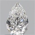 0.50 Carats, Pear F Color, VS1 Clarity and Certified by GIA