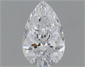 0.70 Carats, Pear D Color, SI1 Clarity and Certified by GIA