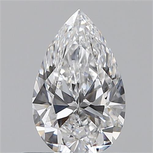 Picture of 0.50 Carats, Pear D Color, VVS1 Clarity and Certified by GIA