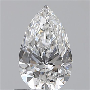 Picture of 0.53 Carats, Pear E Color, VVS2 Clarity and Certified by GIA