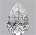 0.50 Carats, Pear D Color, VS1 Clarity and Certified by GIA