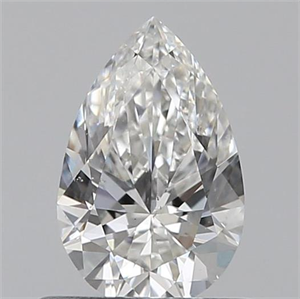 Picture of 0.60 Carats, Pear G Color, SI1 Clarity and Certified by GIA