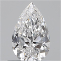 0.50 quilates, De pera , Color E, claridad VS2 y certificado por GIA