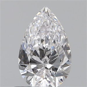 Picture of 0.53 Carats, Pear D Color, VVS2 Clarity and Certified by GIA