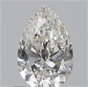 0.50 Carats, Pear H Color, VS2 Clarity and Certified by GIA