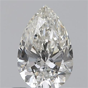 Picture of 0.50 Carats, Pear H Color, VS2 Clarity and Certified by GIA