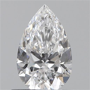 Picture of 0.52 Carats, Pear D Color, VVS2 Clarity and Certified by GIA