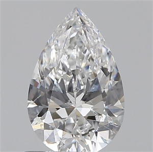 Picture of 0.70 Carats, Pear E Color, SI2 Clarity and Certified by GIA