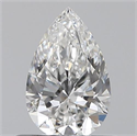 0.50 Carats, Pear F Color, VS1 Clarity and Certified by GIA