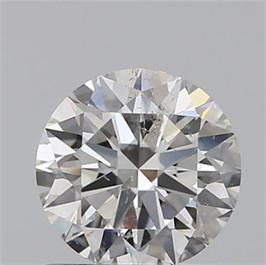 Picture of 0.80 Carats, Round with Excellent Cut, H Color, SI2 Clarity and Certified by GIA