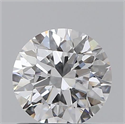 0.80 Carats, Round with Excellent Cut, D Color, VS2 Clarity and Certified by GIA
